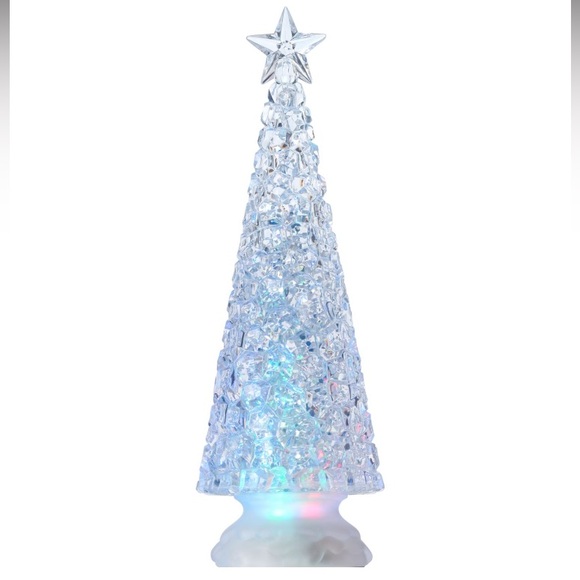 BNIB STUNNING- LED Light Up Battery Operated Christmas Water Tree 🌲 Decoration - Picture 15 of 16